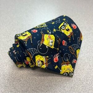 SpongeBob SquarePants Nickelodeon Vintage 2002 Men's Tie Jellyfish Polyester